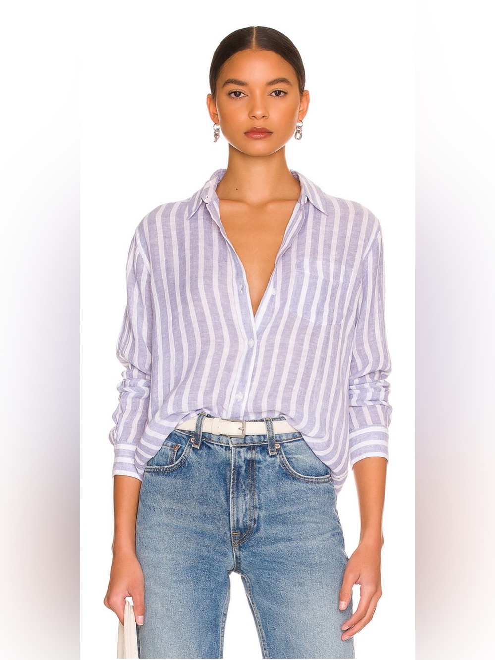 Rails Charlie Button up in Rhône Stripe - Size S